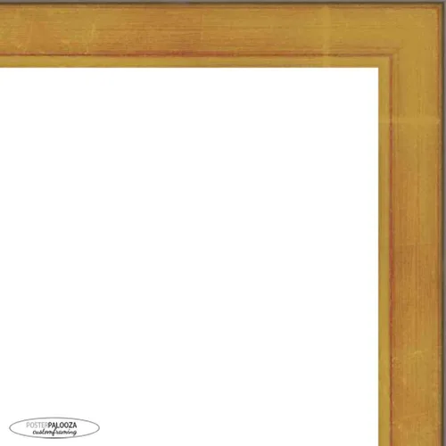 Vista 9 de Poster Palooza 3x4 Inch Shadow Box Gold Brushed Display Frame 1.25 Inch Deep Beveled 1.25 Inch Frame Moulding Width Includes Shatter Resistant