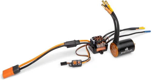 Vista 2 de Spektrum Firma 100A Brushless Smart ESC / 6500Kv Motor sin sensor Combo: No-Preparación, SPMXSEMC13