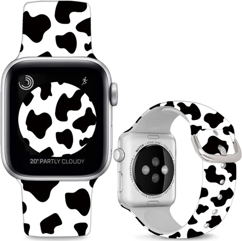 Vista 16 de Correas de silicona suave compatibles con Apple Watch de 38, 40, 41, 42, 44, 45, 46 y 49 mm, correas deportivas Ultra 2 para mujeres y hombres