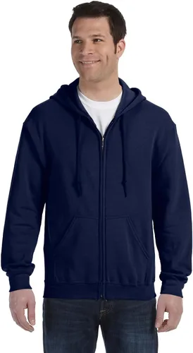 Vista 7 de Gildan Sudadera con capucha y cremallera completa para hombre