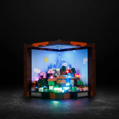 Vista 7 de Vaodest Luz LED para Lego 21268 The Baby Pig House Blocks Modelo, diseño y configuración compatible con el modelo 21268