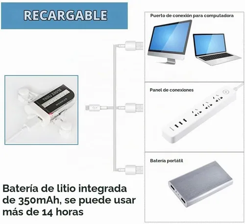 Vista 2 de Solhice 2 luces LED recargables para ruedas de bicicleta, luces impermeables para radios de bicicleta, 30 patrones de luces de neumáticos