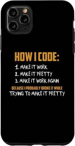 Vista 13 de iPhone 16 How To Code Funny Computer Programmer Coding Geek Novelty Case