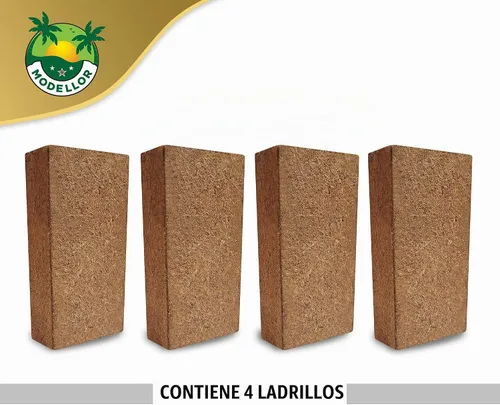 Vista 11 de Ladrillos de coco de coco, paquete de 4 (5 libras) – Premium Super Washed, rinde 9 galones (36 cuartos de galón), medio de cultivo orgánico, pH
