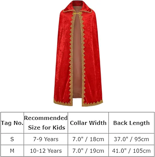 Vista 7 de ODASDO Disfraz de rey y reina para niños y adultos, bata de terciopelo con corona y cetro para Halloween, cosplay, fiesta temática