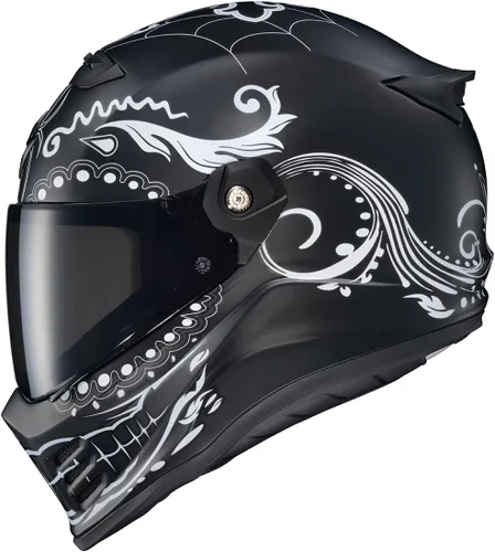 Vista 12 de ScorpionEXO Covert FX - Casco integral para motocicleta adulto estilo Street Fighter - bolsillos para altavoces con Bluetooth, certificación DOT ECE