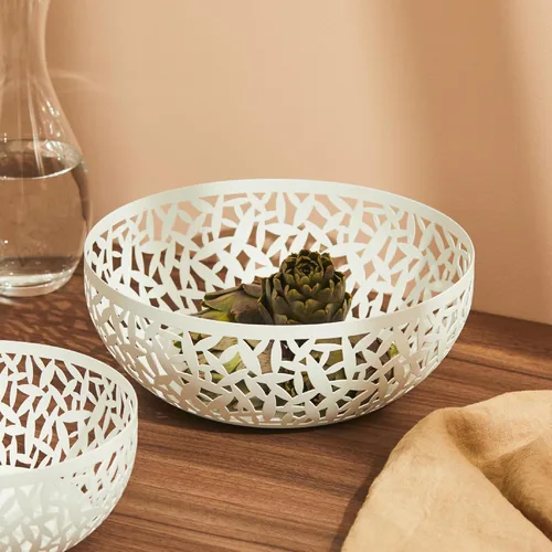 Vista 4 de Alessi MSA04/29 W "CACTUS!" Frutero en Acero Coloreado Con Resina Epoxi, Super Blanco