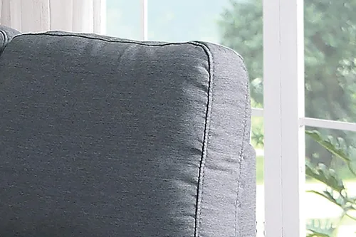 Vista 5 de Poundex Sofás tapizados/seccionales/sillones, gris