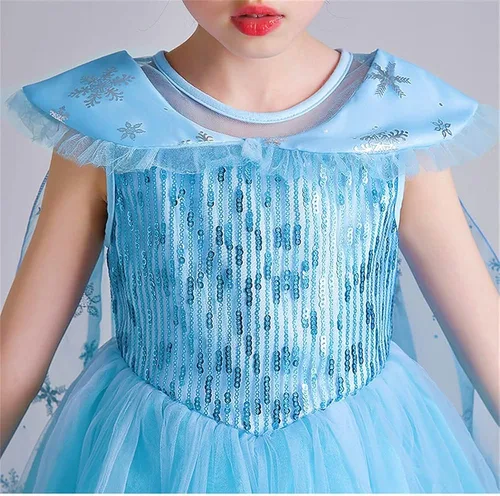 Vista 4 de GZ-LAOPAITOU Princess Dress Up Clothes for Little Girls Halloween Birthday Christmas Party Cosplay Costume