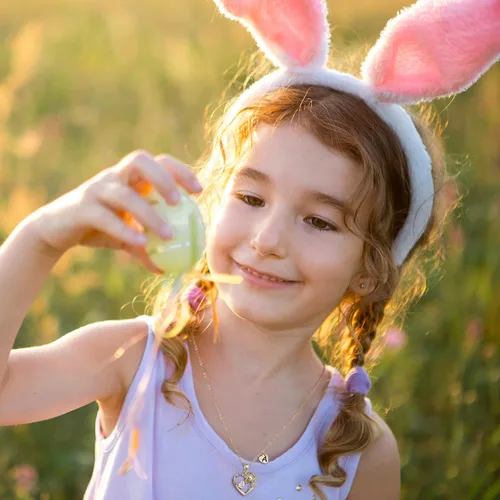 Vista 4 de IEFRICH Regalos de unicornios para niñas y niños, collar de corazón, collares de unicornio para niñas, collares con iniciales, joyería de unicornio