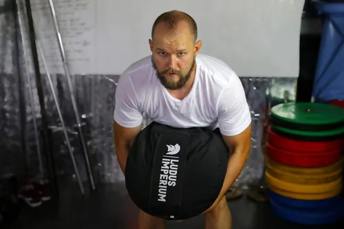 Vista 4 de Bolsa de arena de entrenamiento, bolsas de arena de entrenamiento resistentes para entrenamiento, fitness, entrenamiento cruzado y ejercicio