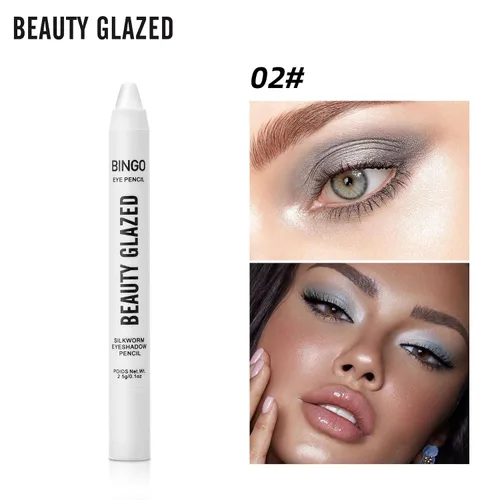 Vista 5 de Beauty Glazed Eye Penci Set - Sombra de ojos en crema mezclable para uso múltiple como delineador de ojos, iluminador