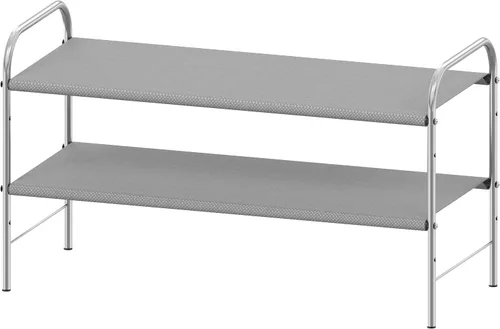 Vista 12 de Simple Houseware - Organizador de almacenamiento para zapatero de 2 niveles, color bronce