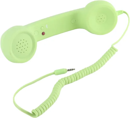 Vista 4 de FLEXMAN Teléfono retro Bluetooth, auricular de teléfono vintage a prueba de radiación con enchufe de 3,5 mm, auricular de teléfono retro clásico
