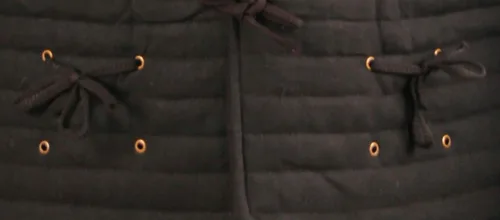 Vista 8 de Gambeson Abrigo acolchado grueso Aketon Chaqueta Armor, vestido de tela de algodón SCA