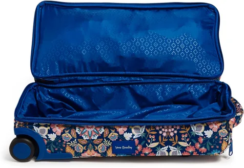 Vista 2 de Vera Bradley Bolsa de lona plegable Ripstop reciclada para mujer, Mandala Encantado Azul