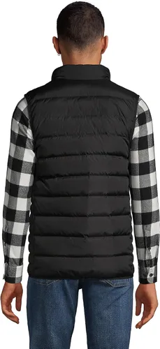 Vista 2 de Lands' End Chaleco acolchado de plumón para hombre