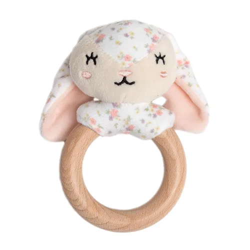 Vista 30 de Pearhead Mordedor de bebé de dinosaurio, anillo de dentición de silicona