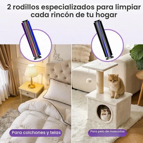 Vista 3 de Xlife Aspiradora de colchón, aspiradora de cama con 2 cepillos de rodillo