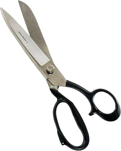 Vista 5 de Juego de 3 tijeras de sastre alemanas de alta calidad (6", 8", 10") – Tijeras de corte de tela resistentes para costura, costura y tapicería