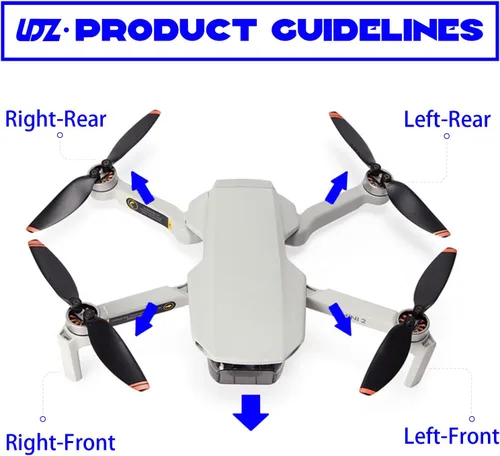 Vista 2 de Repuesto para DJI Mavic Mini 2 piezas de repuesto para brazo de dron, cubierta de repuesto sin motor, cubierta original de Mavic para Mini 2/Mini
