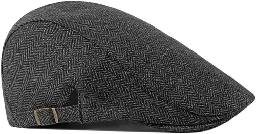 Vista 2 de paquete de 2Algodón para hombre gorra plana Ivy Gatsby gorra sombrero
