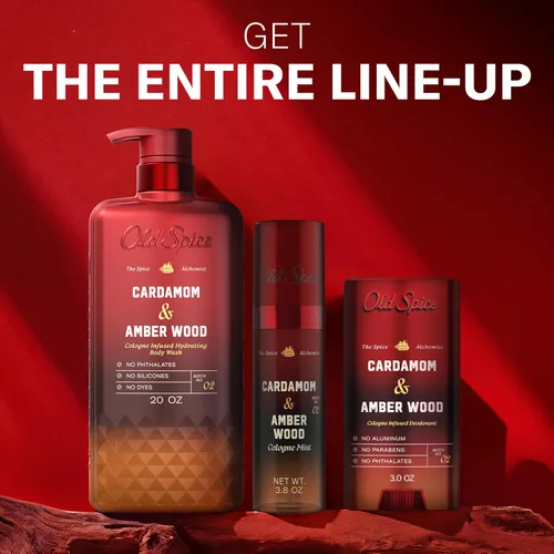 Vista 14 de Old Spice - Desodorante sin aluminio para hombres, cardamomo y madera