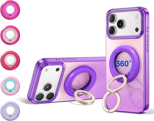 Vista 27 de SYNCWIRE Soporte magnético para anillo de teléfono, para soporte MagSafe para teléfono 360° Rotation, Double-Sided Magnet, Cell Phone Grip Finger