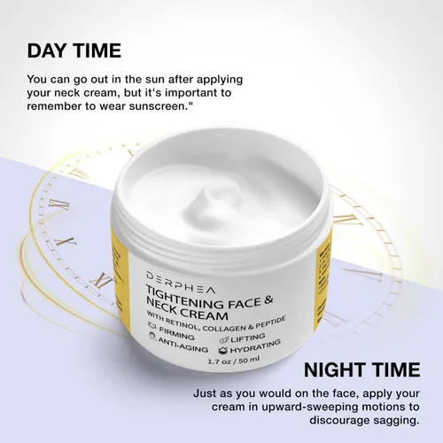 Vista 5 de Crema Reafirmante para el Cuello, Crema Reafirmante del Cuello para Tensar y Reafirmar, Líneas Finas, Flacidez y Descolgamiento en el Rostro, Escote