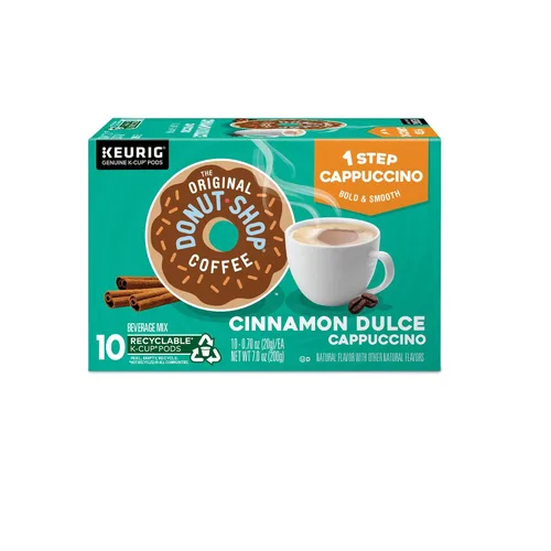 Vista 8 de The Original Donut Shop - Cápsulas de One-Step Cinnamon Dulce Cappuccino para K-Cup, 60