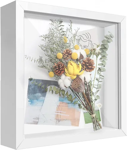 Vista 18 de Caja expositora pequeña de 4 x 6 pulgadas, vitrina para recuerdos, medallas, recuerdos de boda, manualidades, entradas y fotos