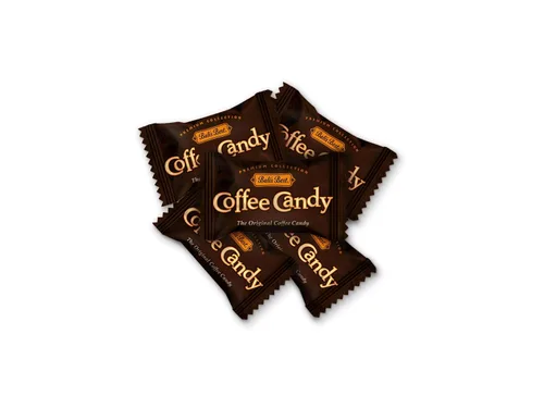 Vista 3 de Bali's Best Caramelo de café, frasco de 1 libra, caramelo duro envuelto individualmente, hecho con café real de Sumatra, Halal