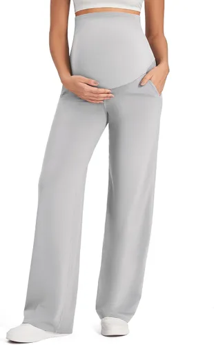 Vista 11 de G4Free EverGoing - Pantalones de maternidad sobre el vientre, pantalones de Negro