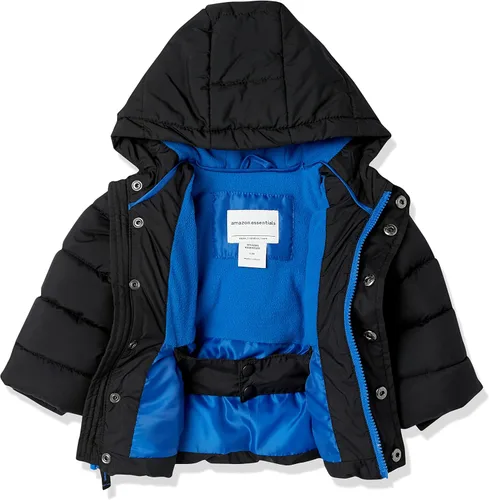 Vista 4 de Tienda Essentials - Chaqueta abullonada resistente con capucha para niño