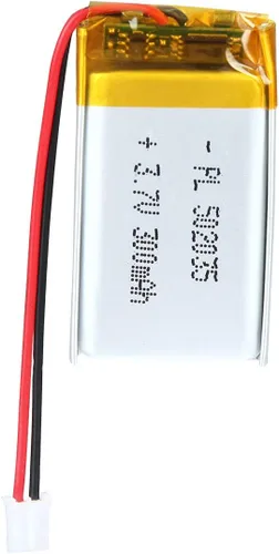 Vista 36 de 3.7V 500mAh Batería de Polímero de Iones de Litio Recargable Li-ion Li-Po con Conector de 2P PH 2.0mm de Pitch