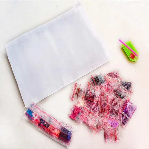 Vista 4 de GANBA Paquete de 2 piezas de pintura de diamantes 5D con diseño de princesa por números, para adultos y niños, regalo de dibujo de cristal