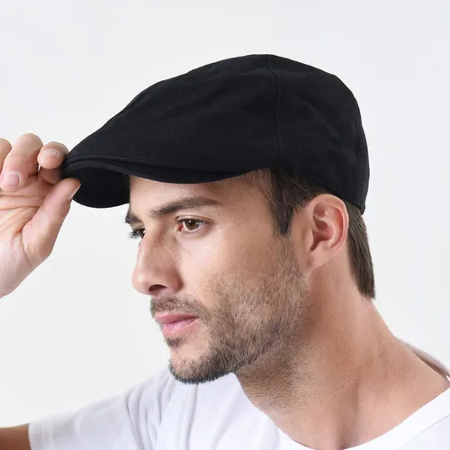 Vista 3 de WITHMOONS Simple Newsboy Hat Gorra plana SL3026