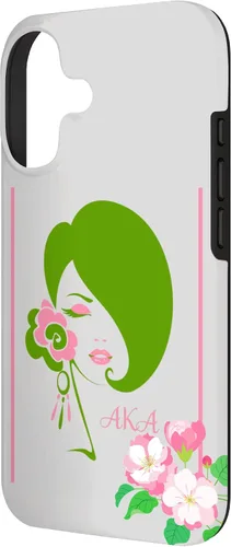 Vista 2 de Black Sorority Excellence Beautiful Woman Pink & Green Case for iPhone 17