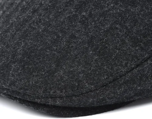 Vista 7 de STARANCE Gorra plana de lana de tweed para hombre gorra de conducción irlandesa