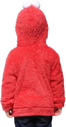 Vista 3 de Sesame Street Sudadera con capucha para disfraz de Elmo para niños pequeños