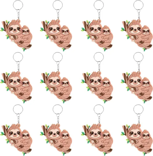 Vista 9 de 20 llaveros amarillos con forma de abejorro, gnomo de abejorro, adorno para decoración de fiesta de baby shower con temática de abeja, regalos