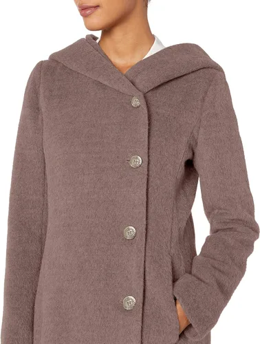 Vista 2 de Cole Haan Abrigo de hombro caído de mezcla de alpaca para mujer