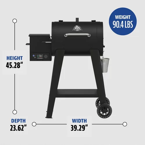 Vista 9 de Pit Boss 500FB2 Parrilla de pellets, negro mate - 11086