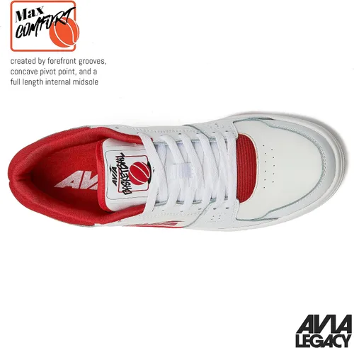 Vista 4 de Avia 816 - Tenis de baloncesto para hombre, tenis retro para interiores o exteriores, calle o cancha, tallas 7 a 16