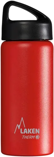 Vista 31 de Laken Thermo Classic - Botella de agua de acero inoxidable aislada al vacío de boca ancha Azul