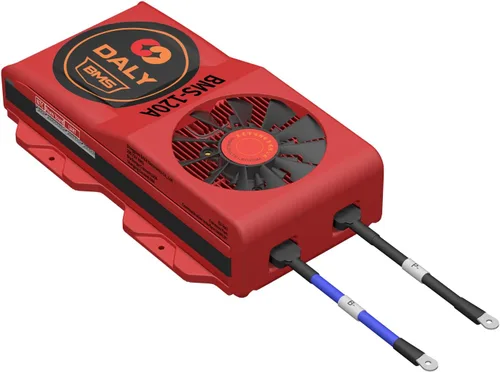 Vista 96 de DALY BMS 72V Li-ion 20S 30A Tablero de protección con cable de equilibrio de puerto común para panel solar autoconstruido, sistema de suministro