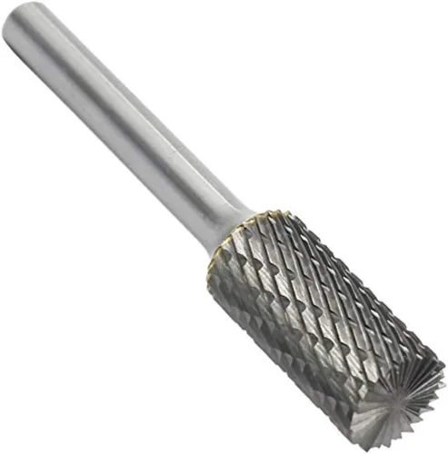 Vista 4 de SB-5 - Lima de rebabas rotativas de doble corte con forma de cilindro de carburo de tungsteno