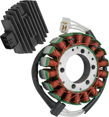 Vista 7 de Caltric Rectificador de estator y regulador compatible con Kawasaki Versys 650 Kle650 2007-2014