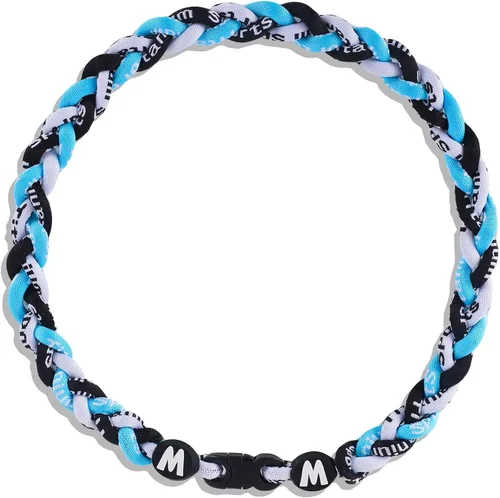 Vista 32 de Willtok Collar de béisbol prémium de 18 pulgadas con cuerda trenzada de nailon con diseño Tornado