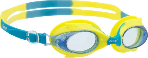 Vista 9 de Cressi Gafas de natación coloridas para niños y niñas de 4 a 8 años de edad, delfín 2.0, estrellas de mar y caballito de mar: diseñadas en Italia